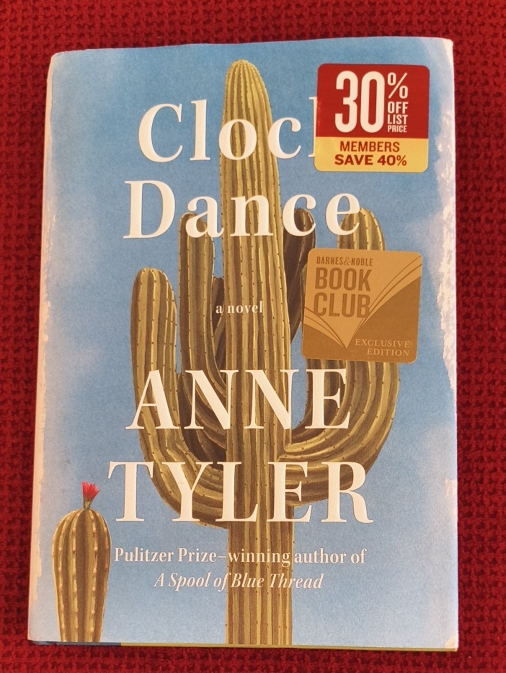 Clock Dance by Anne Tyler Hardcover EUC